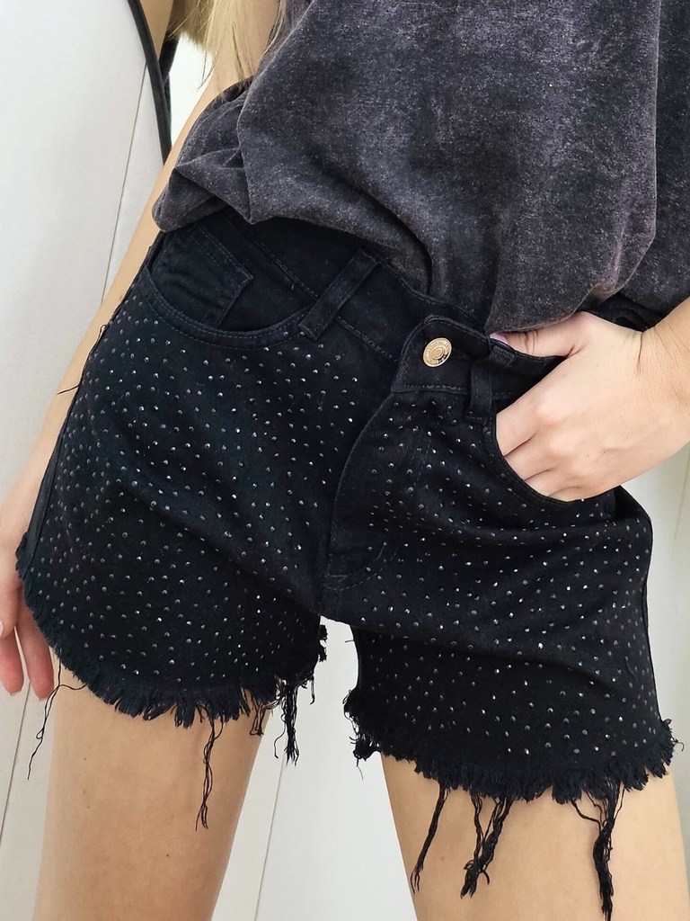 SHORT BRILLO BLACK