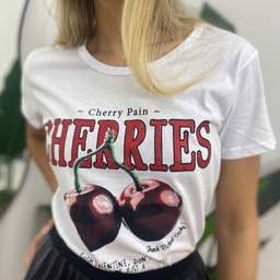 [ALERE50] REMERA LISA CHERRIES